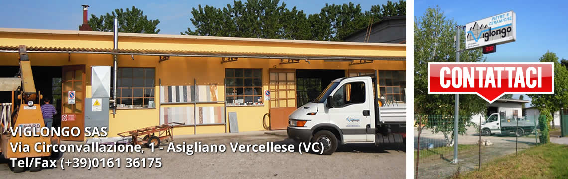 La ditta Viglongo sas di Vercelli è specializzata nella vendita e lavorazione marmi